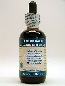 Genestra, LEMON BALM COMBINATION #1 60 ML