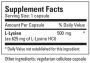 Metabolic meintenance L-Lysine  500 mg