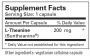 Metabolic meintenance L-Theanine 200 mg