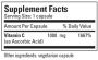 Metabolic maintenance One Gram C pH 2.4  (Pure Ascorbic Acid)