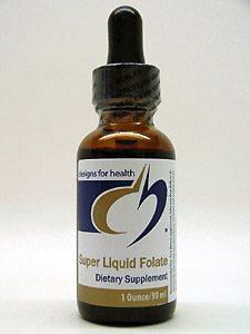 Designs for Health, SUPER LIQUID FOLATE 1 OZ