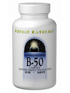 Source Naturals, B-50 COMPLEX 50MG 100 TABS