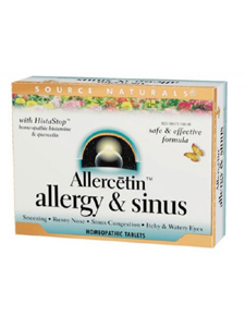 Source Naturals, ALLERCETIN ALLERGY & SINUS 48TABS