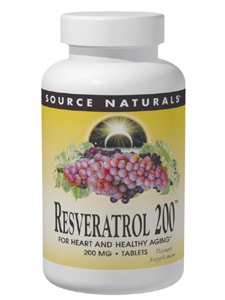 Source Naturals, RESVERATROL 200™ 120 TABS