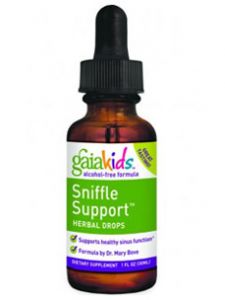 Gaia Herbs, KIDS SNIFFLE SUPPORT DROPS 1 FL OZ