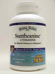 Natural Factors, SUNTHEANINE® L-THEANINE 60 TABS