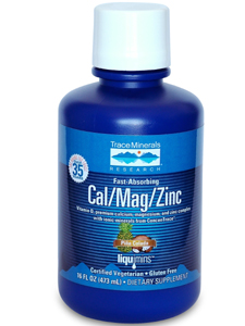 Trace Minerals Research, LIQUID CAL/MAG/ZINC 16 OZ