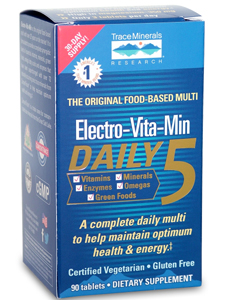 Trace Minerals Research, ELECTRO-VITA-MIN DAILY 5 90 TABS