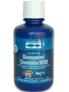 Trace Minerals Research, GLUCOSAMINE/MSM 16 OZ