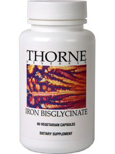 Thorne Research, IRON BISGLYCINATE 60 VEGCAPS