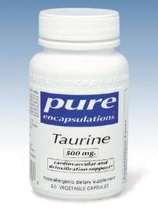 Pure Encapsulations, TAURINE 500 MG. 60 VCAPS