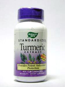 Nature's Way, TURMERIC STANDARDIZED 450 MG 60 TABS