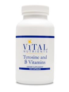 Vital Nutrients, TYROSINE AND B VITAMINS 100 CAPS