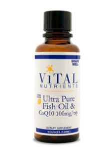 Vital Nutrients, ULTRA PURE FISH OIL 2600 W/COQ10 4OZ 