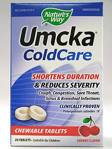 Nature's Way, UMCKA® COLDCARE CHERRY 20 CHEW