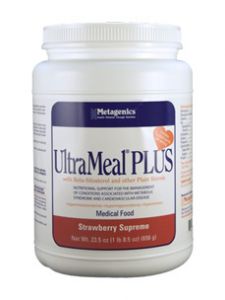 Metagenics, ULTRAMEAL PLUS STRAWBERRY 23.5 OZ