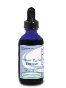 BioGenesis, VITAMIN D3-K2 EMULSION 1 FL OZ