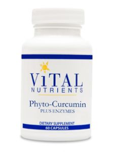 Vital Nutrients, PHYTO-CURCUMIN PLUS ENZYMES 60 CAPS