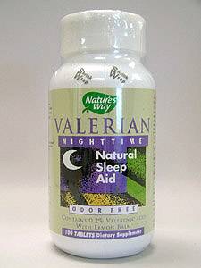 Nature's Way, VALERIAN NIGHTTIME™ SLEEP AID 100 TABS