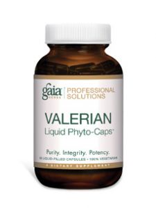 Gaia Herbs (Professional Solutions), VALERIAN PRO 60 LVCAPS 