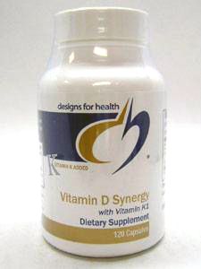 Designs for Health, VITAMIN D SYNERGY WITH VIT K1 120 CAPS