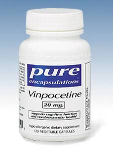 Pure Encapsulations, VINPOCETINE 20 MG 120 VCAPS