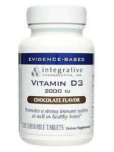Integrative Therapeutics, VITAMIN D3 CHOCOLATE 2000 IU 120 CHEW