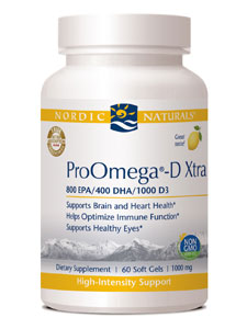 Nordic Naturals, PROOMEGA-D XTRA 1000 MG 60 SOFTGELS