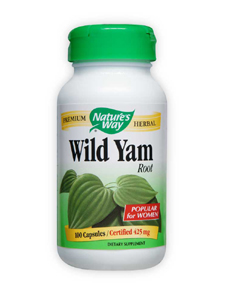 Nature's Way, WILD YAM ROOT 425 MG 100 CAPS