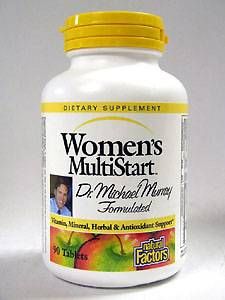 Natural Factors, WOMEN'S MULTISTART 90 TABS