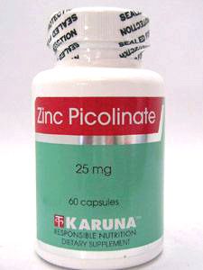 Karuna, ZINC PICOLINATE 25 MG 60 CAPS