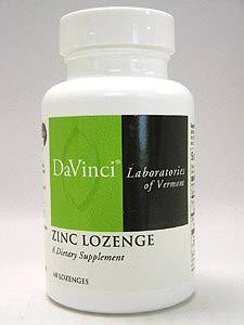 Davinci Labs, ZINC LOZENGE 60 LOZ