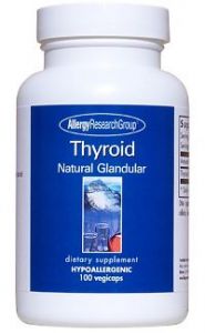 ARG Thyroid Natural Glandular 100 Capsules