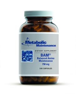Metabolic meintenance BAM®  (Balanced Amino Maintenance) Capsules 180 ct