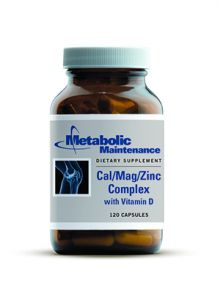 Metabolic maintenance Cal/Mag/Zinc Complex  with Vitamin D  120 caps