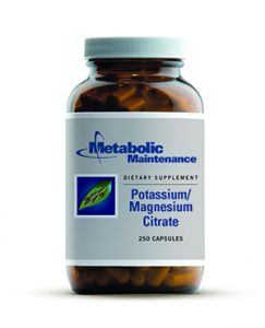 Metabolic maintenance Potassium/Magnesium Citrate 250 CAPS