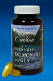 CarlsonLabs SALMON OIL AND GLA 240 Soft Gels