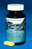 CarlsonLabs MOTHER'S DHA 60 Soft Gels