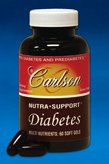 CarlsonLabs NUTRA-SUPPORT DIABETES 60 Soft Gels