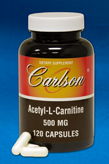 CarlsonLabs ACETYL L-CARNITINE 120 Capsules
