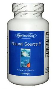 ARG Natural Source E 250 Softgels