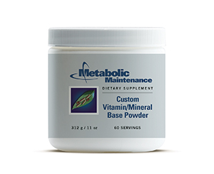Metabolic maintenance Custom Vitamin/Mineral Base Powder