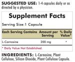 L-Carnosine 200 mg - Hypoallergenic 90 ct