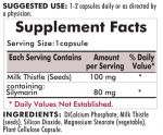 Milk Thistle 100 mg - Hypoallergenic 100 ct