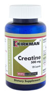 KirkmanLabs Creatine 500 mg - Hypoallergenic 120ct
