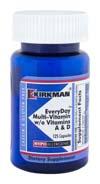 KirkmanLabs EveryDay™ Multi-Vitamin w/o Vitamins A & D - Hypoallergenic 125 ct.
