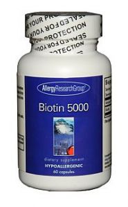 ARG Biotin 5000 60 Vegetarian Caps