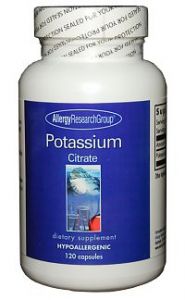 ARG Potassium Citrate 120 Vegetarian Caps