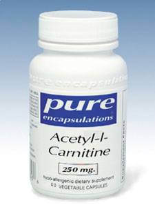 Pure Encapsulations, ACETYL-L-CARNITINE 250 MG 60 VCAPS