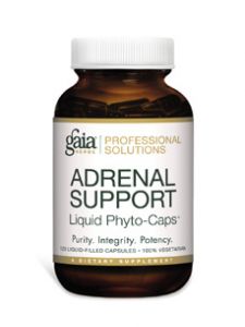 Gaia Herbs, ADRENAL SUPPORT 120 LVCAPS